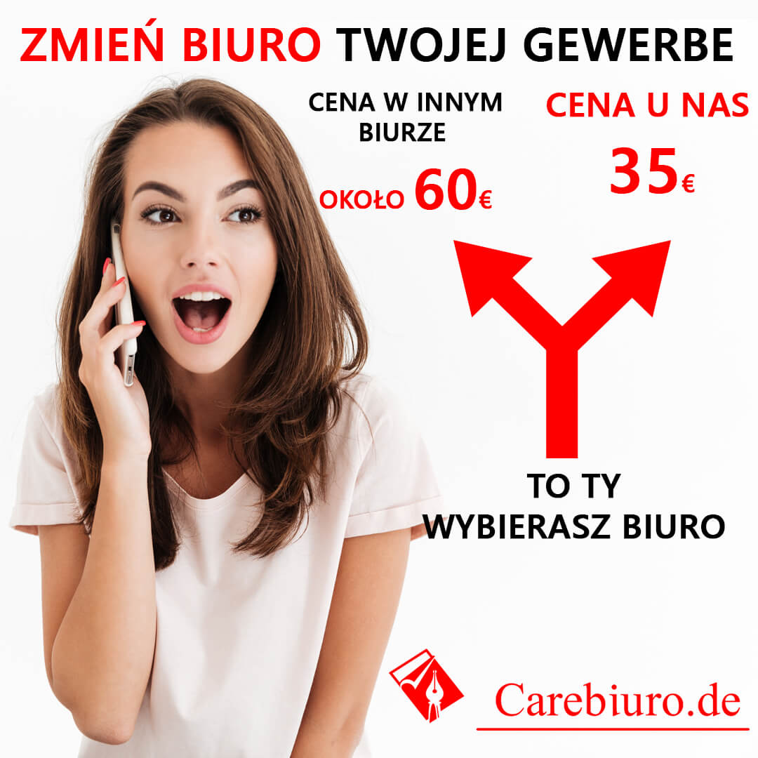 Gewerbe bez zameldowania w carebiuro.click